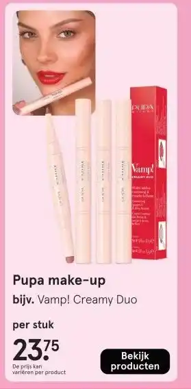 Etos Pupa make-up aanbieding