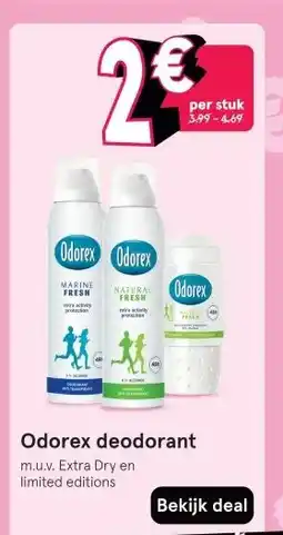 Etos Odorex deodorant aanbieding