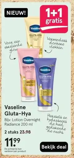 Etos Vaseline Gluta-Hya aanbieding