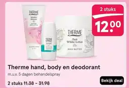 Etos Therme hand, body en deodorant aanbieding