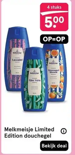 Etos Melkmeisje Limited Edition douchegel aanbieding