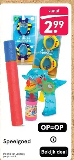 Etos Speelgoed aanbieding