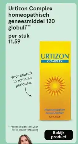 Etos Urtizon Complex homeopathisch geneesmiddel 120 globuli*** aanbieding