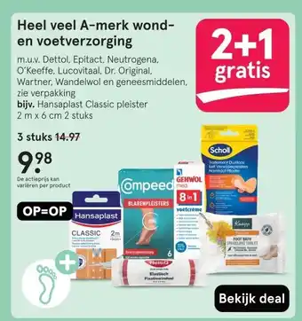 Etos Heel veel A-merk wond- en voetverzorging aanbieding