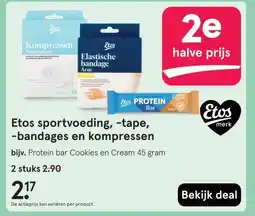 Etos Etos sportvoeding, -tape, -bandages en kompressen aanbieding