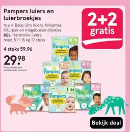 Etos Pampers luiers en luierbroekjes aanbieding