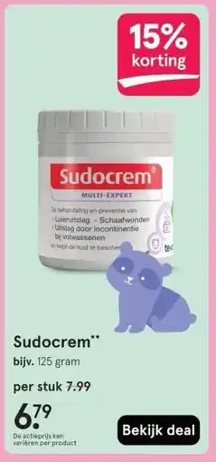 Etos Sudocrem** aanbieding