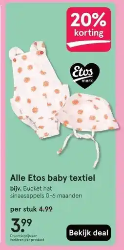 Etos Alle Etos baby textiel aanbieding