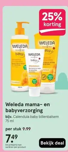 Etos Weleda mama- en babyverzorging aanbieding