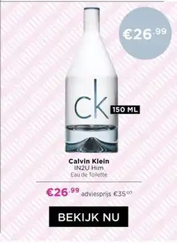 ICI Paris XL Calvin Klein IN2U Him Eau de Toilette aanbieding