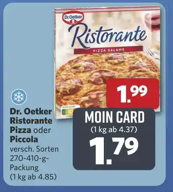 Combi Dr. Oetker Ristorante Pizza oder Piccola aanbieding