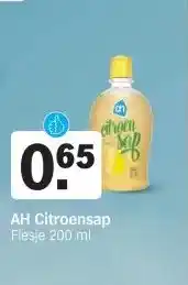Albert Heijn AH Citroensap aanbieding