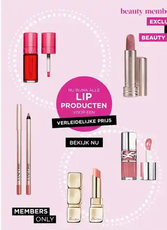 ICI Paris XL NU BIJNA ALLE LIP PRODUCTEN VOOR EEN VERLEIDELIJKE PRIJS aanbieding