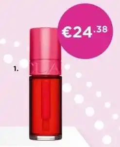 ICI Paris XL 1. Clarins Water lip Stain N.01 Rose Water aanbieding