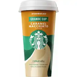 Jumbo Starbucks Chilled Coffee Caramel Macchiato ijskoffie 330ml aanbieding