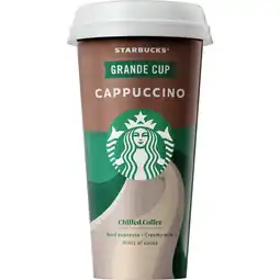 Jumbo Starbucks Chilled Coffee Cappuccino ijskoffie 330ml aanbieding