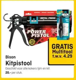 Hubo Bison Kitpistool aanbieding