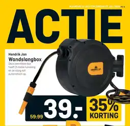 Hubo Hendrik Jan Wandslangbox aanbieding