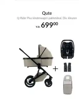 Babypark Q-Rider Plus kinderwagen pakketdeal aanbieding