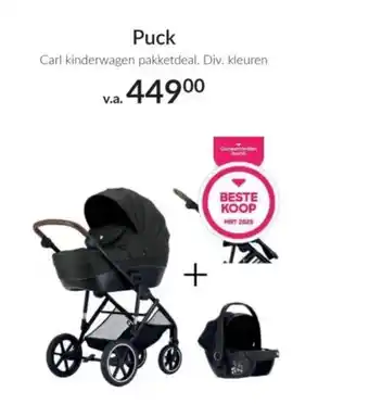 Babypark Puck Carl kinderwagen pakketdeal aanbieding