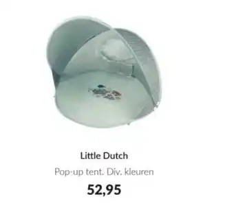 Babypark Little Dutch Pop-up tent aanbieding