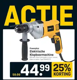 Hubo Powerplus Elektrische Klopboormachine aanbieding