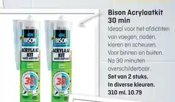 Hubo Bison Acrylaatkit 30 min aanbieding