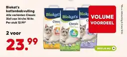 Pets Place Biokat's kattenbakvulling aanbieding