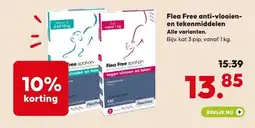 Pets Place Flea Free anti-vlooien- en tekenmiddelen aanbieding