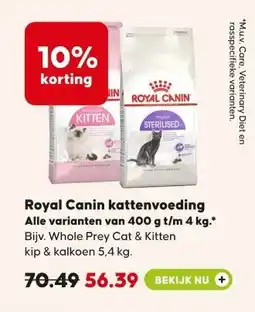 Pets Place Royal Canin kattenvoeding aanbieding
