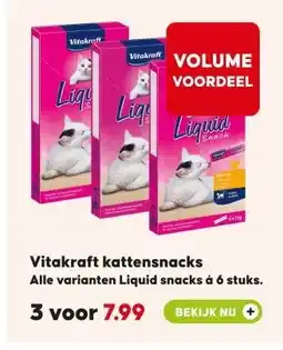 Pets Place Vitakraft kattensnacks aanbieding