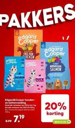 Pets Place Edgard&Cooper honden- en kattenvoeding aanbieding