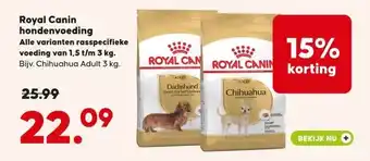 Pets Place Royal Canin hondenvoeding aanbieding