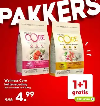 Pets Place Wellness Core kattenvoeding aanbieding