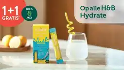 Holland & Barrett 1+1 GRATIS Op alle H&B Hydrate aanbieding