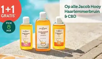 Holland & Barrett 1+1 GRATIS* Op alle Jacob Hooy Haarlemmerbruin & CBD aanbieding