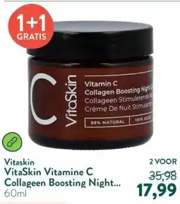 Holland & Barrett VitaSkin Vitamine C Collageen Boosting Night Cream aanbieding