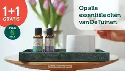 Holland & Barrett 1+1 GRATIS* Op alle essentiële oliën van De Tuinen aanbieding