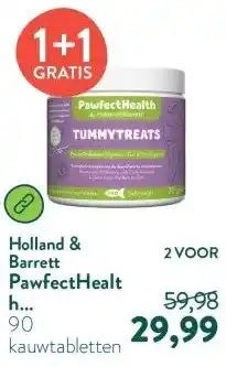Holland & Barrett PawfectHealth Tummytreats Pre- en Probiotica Kat - 90 soft treats aanbieding