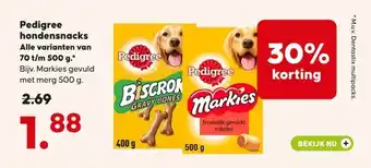 Pets Place Pedigree hondensnacks aanbieding