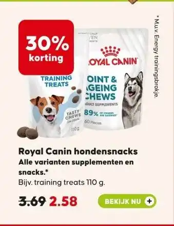 Pets Place Royal Canin hondensnacks aanbieding