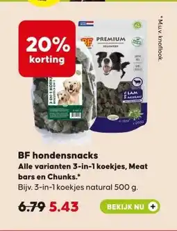Pets Place BF hondensnacks aanbieding