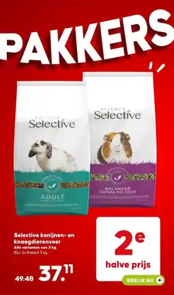 Pets Place Selective konijnen- en knaagdierenvoer aanbieding