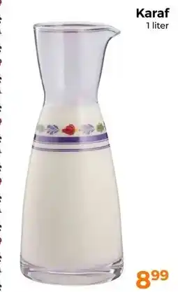 Trekpleister Karaf 1 liter aanbieding