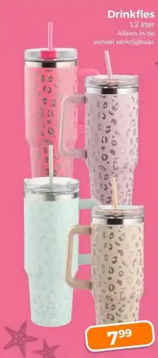 Trekpleister Drinkfles 1.2 liter aanbieding