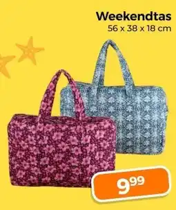 Trekpleister Weekendtas 56 x 38 x 18 cm aanbieding