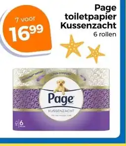 Trekpleister Page toiletpapier Kussenzacht aanbieding