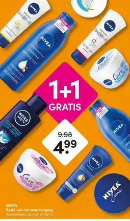 DA NIVEA Body- en handverzorging Bijvoorbeeld: 2x crème 150 ml. aanbieding