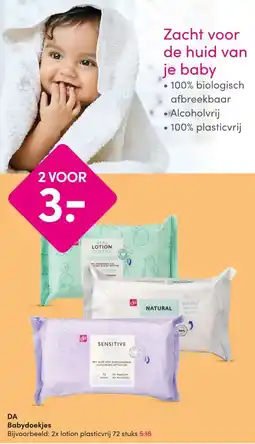 DA DA Babydoekjes aanbieding