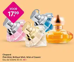 DA Chopard Pink Wish, Brilliant Wish, Wish of Casmir Eau de toilette 30 ml. aanbieding